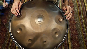 Early Tacta Handpan Prototype: Before and After Damage